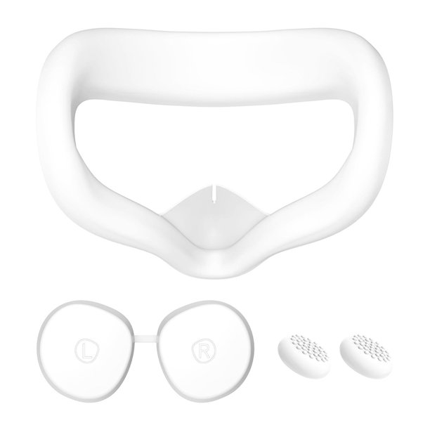 Cojín para La Cara Juego Funda Silicona A Prueba Sudor Meta Quest 3S
