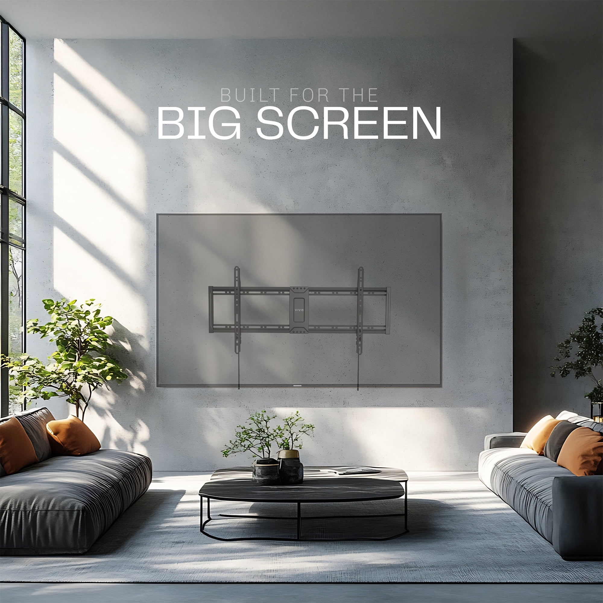 VIVO Ultra Heavy Duty 43” to 100” TV Wall Mount Curved and Flat Panel Screens