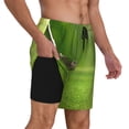 thumbnail image 2 of Cauagu golf ball after putting to the golf hole Print Mens Swim Trunks Quick Dry Board Shorts Swim Shorts with Compression Liner Bathing Suits-Large, 2 of 6