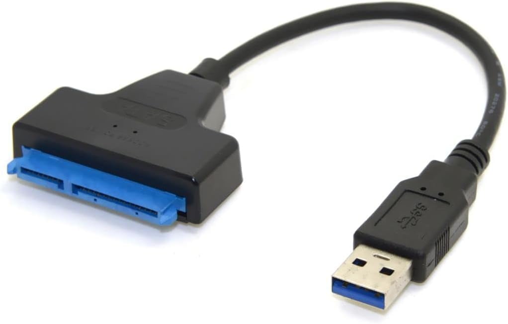 HRTGFD-SATA to USB Cable USB 3.0 to 2.5" SATA Hard Drive External Converter Adapter for SSD/HDD Data Transfer