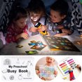 thumbnail image 2 of TIELUTT My Preschool Busy Book Busy Book Preschool Learning Craft Storage Containers Easter Crafts for Adults Folding Craft Table with Storage Stationery Organizer Portable Craft Organizers and Storag, 2 of 8