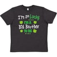 thumbnail image 3 of Inktastic Im So Lucky Im a Big Brother to Be Youth T-Shirt, 3 of 5