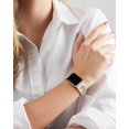 thumbnail image 4 of Correa de resina NQ para Apple Watch 41mm 40mm 38mm RosaVerde, 4 of 5