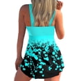 thumbnail image 4 of FASHIONWT Women Wide Strap Bathing Swim Set Two-Piece Bikini Boyshorts Beach Tankini, 4 of 4