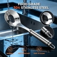 thumbnail image 2 of Clearance Under $1 Stainless Steel Meatball Maker Spoon Ergonomic Handle for Homemade Meatballs Fish Balls and Falafel, 2 of 5