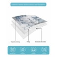 thumbnail image 4 of Full Size Quilt Bedding Set, Blue Grey Reversible Summer Quilt 3 Pieces, Modern Watercolor Ink Painting Art Abstract Lightweight Bedspreads Coverlets with 2 Pillow Shams for All Seasons, 4 of 5