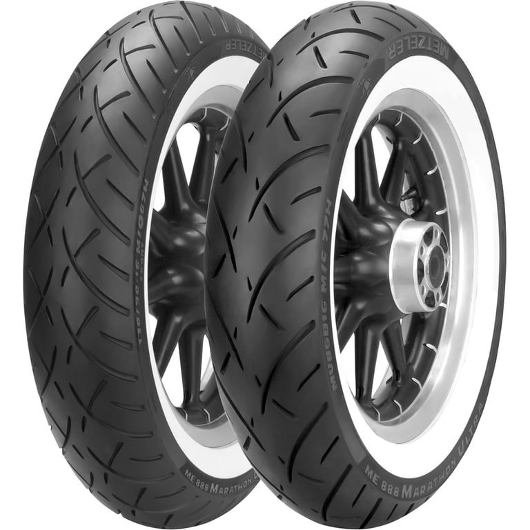ME888 Marathon Ultra Front Tire - Wide Whitewall (MH90-21