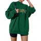 thumbnail image 1 of Sudaderas casuales para mujer Pullover Tops Camisas de manga larga XBTCLXEBCO T L,Verde, 1 of 6