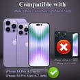 thumbnail image 2 of Camera Lens Protector for iPhone 14 & iPhone 14 Pro Max,Premium HD Clear Tempered Glass Lens Cover Flim[Case Friendly][Scratch-Resistant][Night Circle] Blue, 2 of 7