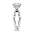 thumbnail image 3 of IGI Certified Lab Grown Diamond Engagement Ring | Center 7.5MM Princess Split Shank Hidden Halo Solitaire Wedding Rings For Women In 14k Solid White Gold | F-G, VS-SI Quality (2.70 Ctw) Ring Size-6, 3 of 7