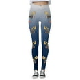 thumbnail image 1 of WILLBEST Leggings con Estampado de Renos Navideños para Mujer, Cómodos Pantalones Deportivos Ajustados de Yoga, Ropa Deportiva para Las Vacaciones, Pantalones Deportivos Bonitos Chica, 1 of 4
