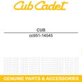 thumbnail image 3 of CUB CADET 951-14545 Recoil Starter Assembly WU SWE SU QU HP Engine 526 375 370, 3 of 6