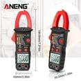 thumbnail image 4 of ANENG True RMS Digital Multimeter Clamp Meter DC/AC Voltage Detector AC Amp Meter with Ohm Capacitance NCV Continuity Diode Hertz Temperature Tester, 4 of 8