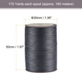thumbnail image 2 of Unique Bargains Dark Grey Polyester Waxed Thread, 175 Yards, 2 of 5