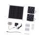 thumbnail image 2 of Accesorios para el kit de ventiladores con energía solar US US EE. UU. Conveniente Ventilación de enfriamiento efectiva práctica para cobertizo fuera, 2 of 8