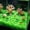 124#Green, variant on Rhombus Luminous Pebbles, Long Lasting Fluorescent Glow, Multi Color Mixed Stones, Decorative Substrate Filler, Waterproof Luminous Rocks for Aquarium, Garden Path, Vase Indoor Decor