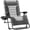 Gray/Light Gray, variant on Best Choice Products Oversized Padded Zero Gravity Chair, Folding Outdoor Patio Recliner w/ Headrest, Side Tray - Gray