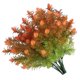 thumbnail image 5 of Planta roja y verde hojas artificiales follaje decoración falsa adorno de imitación interior al aire libre mesa hogar 4 piezas Scienceny HA9025-00B, 5 of 6
