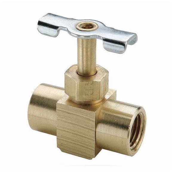 Parker Needle Valve,1/4 In,Female Pipe-Fem Pipe NV109P-4