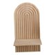 thumbnail image 2 of Estantería Bohemia,Estantes de pared de madera arcoíris con portavelas bohemio,Candelabro de pared con estante bohemio,Estante colgante moderno para decoración de Color de madera, 2 of 9