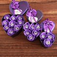 thumbnail image 3 of PENGXAING Heart-shaped Simulation Rose Flower Soap Flower Large Red Bear Gift Box Christmas Valentine‘s Day Creative Gift, 3 of 5