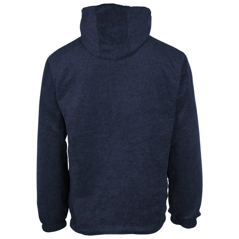 Men's Water Resistant Polar Fleece Lined Hooded Windbreaker Rain