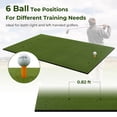 thumbnail image 5 of Spaco 5 x 3 ft Artificial Turf Grass Practice Mat for Indoors and Outdoors-20mm, Golf Hitting Mat Artificial Turf Mat for Indoor/Outdoor Practice, 5 of 6