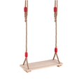thumbnail image 1 of Wooden Swing Seat with Adjustable Rope - Great, 1 of 8