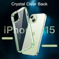 thumbnail image 4 of JETech 5 in 1 Case for iPhone 15 6.1-Inch with 2-Pack Each Tempered Glass Screen Protector and Camera Lens Protector, Non-Yellowing Shockproof Bumper Phone Cover (Green), 4 of 7