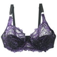 thumbnail image 1 of Bra Women Lace Bra Thorn Plus Size Underwear Bra, 1 of 8