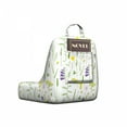 thumbnail image 2 of Floral Reading Pillow Cover, Continuous Delicate Wild Flowers on Plain Backdrop, Unstuffed Printed Bed Rest Case from Soft Fabric, Small, Lime Green Violet, by Ambesonne, 2 of 4
