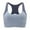 Grey, variant on Sngxgn Sport Bras Padded Strappy Cropped Bras for Yoga Workout Fitness Low Impact(Grey,M)