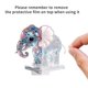 thumbnail image 4 of Injueey Adorno decorativo de escritorio con forma de elefante colorido para dormitorio, adornos decorativos de acrílico 2D. Decoración del hogar, 4 of 6