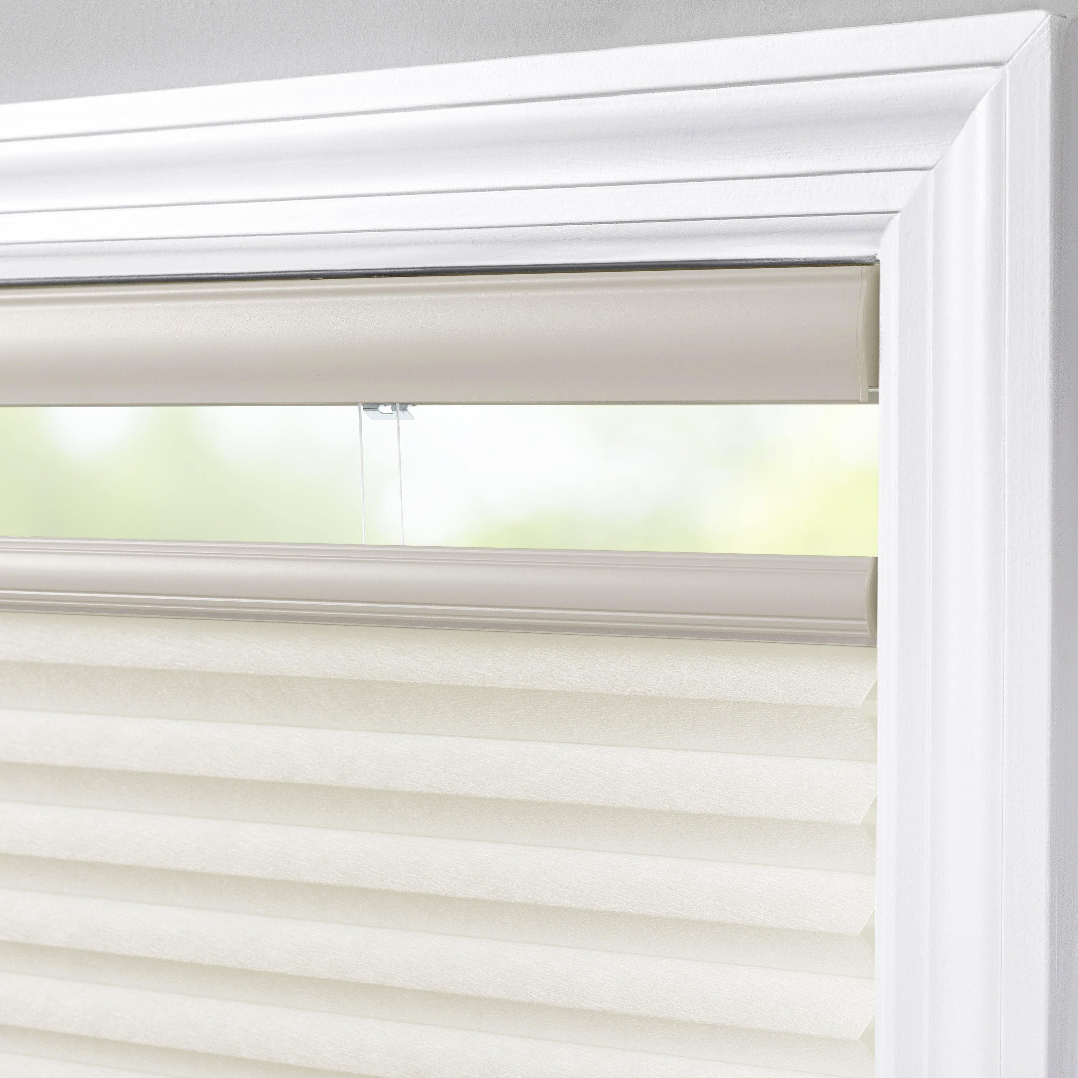 Coverscaped Top-Down Bottom-Up Cellular Shade, Light Filtering Alabaster, 33" x 62"