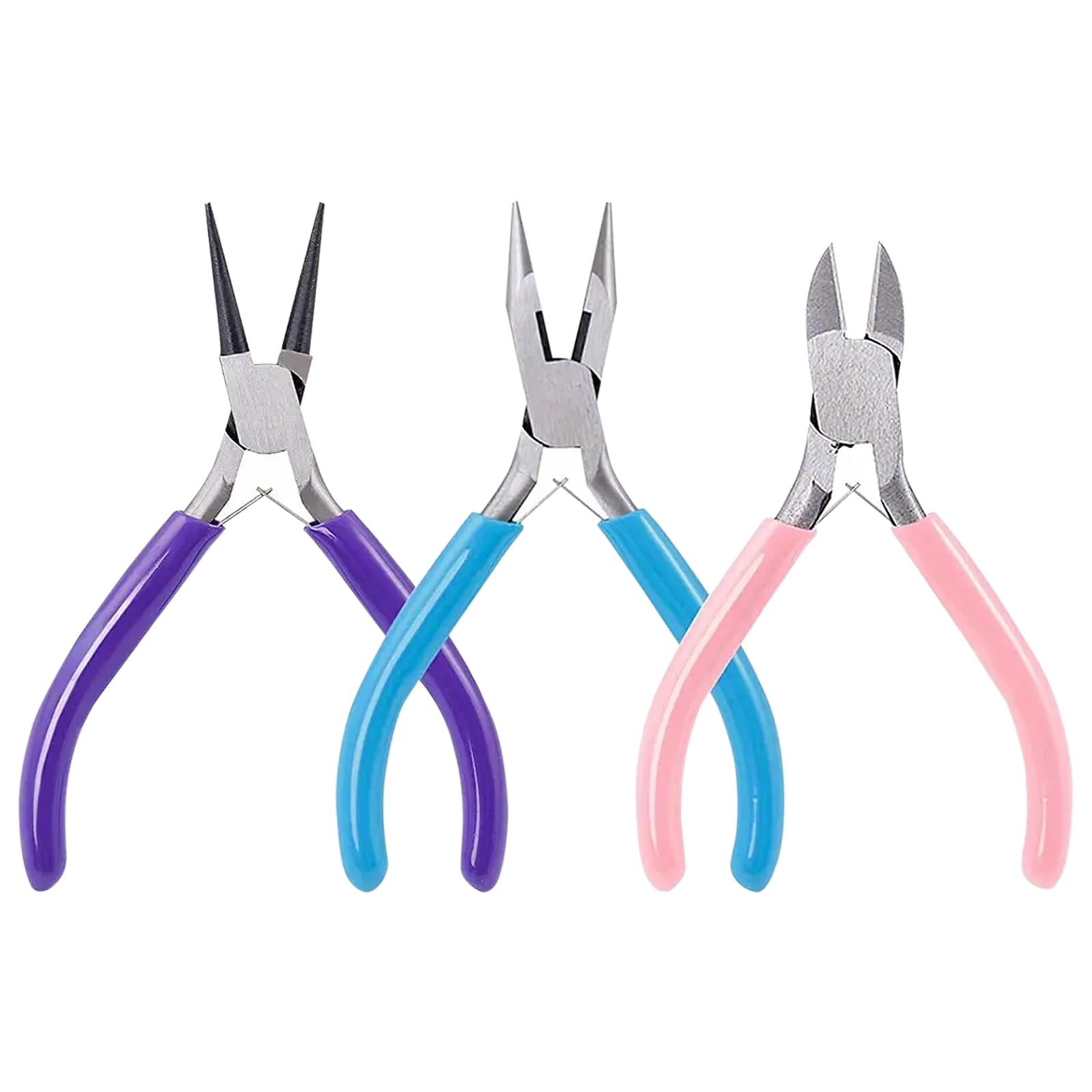 6 Pcs Jewelry Making Plier Tools with Needle/Chain/Round Nose Pliers and Wire Cutter for Jewelry Repair, Wire Wrapping, Crafts, Jewelry Making Supplies