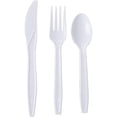 thumbnail image 5 of 144 Piece Merry Christmas Party Plates, Napkins, Cups, Cutlery, Wood Plank Design Dinnerware, Serves 24, 5 of 7