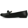 thumbnail image 3 of Journee Womens Marci Slip On Round Toe Loafer Dress Flats, Widths Available, 3 of 11