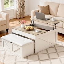 Small Table Compartment Lift Top Coffee Table with Storage Hidden Compartment, 31.5
