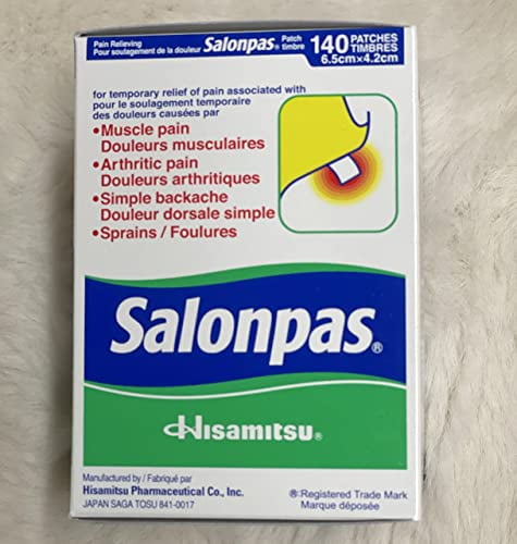 Salonpas Pain Relieving Patch, 140 Patches