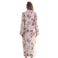 thumbnail image 3 of Just Love Plush Zipper Lounger Robe 6794 (2X, Wine), 3 of 3