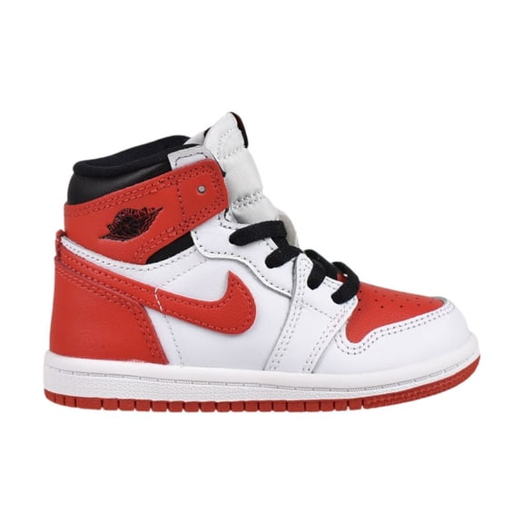 Toddler's Jordan 1 Retro High OG "Heritage" Wht/Univ Rd-Blk (AQ2665 161) - 8