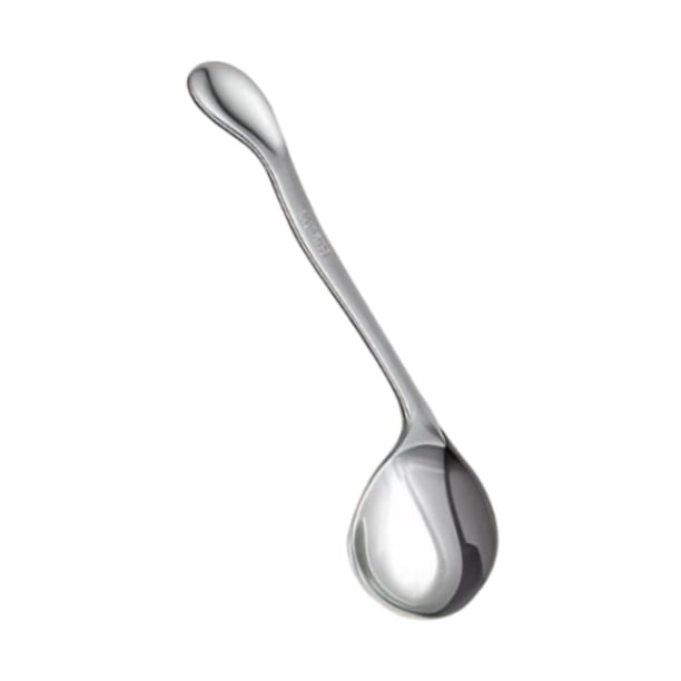 Utensilio curvo, cuchara y tenedor en ángulo, portátil, para uso doméstico, ergonómico, práctico. Cuchara izquierda