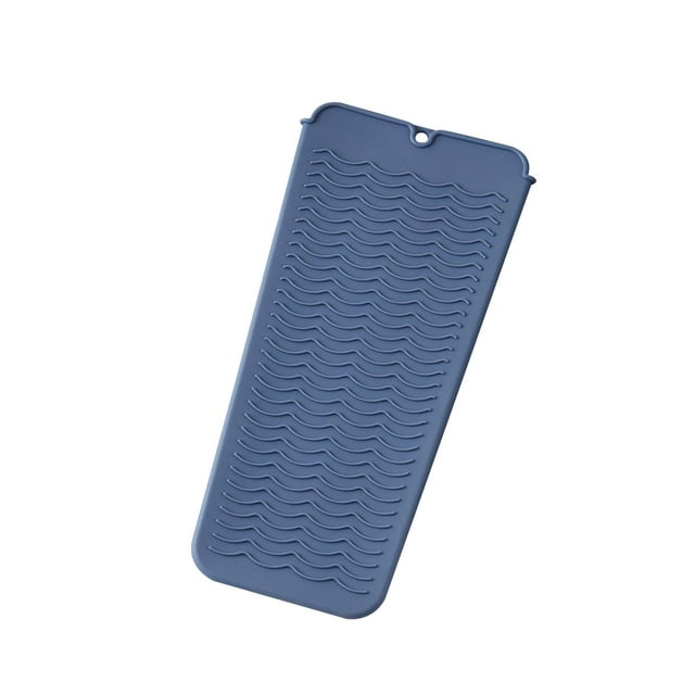 Bolsa de tapete resistente al calor para plancha de pelo y rizador, aislante térmico. Bkue
