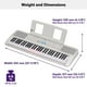 thumbnail image 3 of Teclado Yamaha EZ310 de 61 teclas con teclas iluminadas, soporte para música, 3 of 5