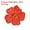 Red, variant on Uxcell Hawaiian Hibiscus Flowers Artificial Flowers Hair Clip DIY Foam Hibiscus Flower Yellow 10 Pack