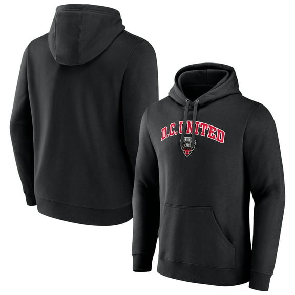 Men's Black D.C. United Heart and Soul Pullover Hoodie