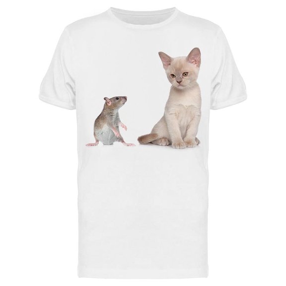Rat And Cat Tee Men's -Image by Shutterstock Men's T-shirt