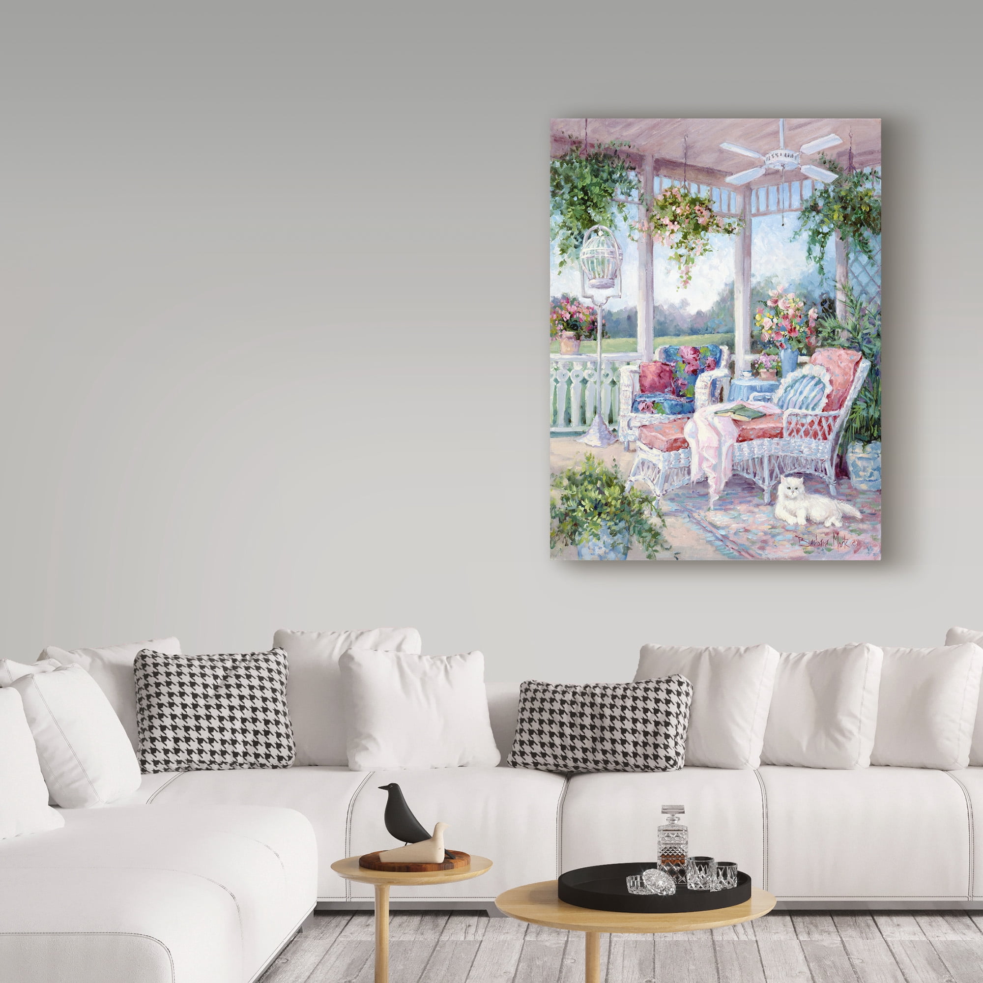 Barbara Mock 'Victorian Poetry' Canvas Art