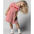thumbnail image 3 of Tstars Valentines Day Heart Dress for Toddler Girls Infant Toddler Fine Jersey Dress 3T Mauvelous Spot, 3 of 5