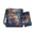 Blue-Galaxy Highland Cattle, variant on Sunflower Butterfly Print Leather Crossbody Satchel Bags for Women 2 PCS Purse and Wallet Set Sling Messenger Purse Medium Size Hobo Bag with Adjustable Strap, Brown